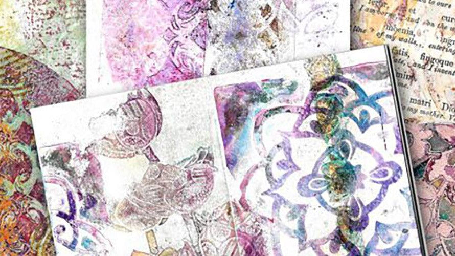 Alcohol Ink Monoprinting with Sally Lynn MacDonald - Gel Press