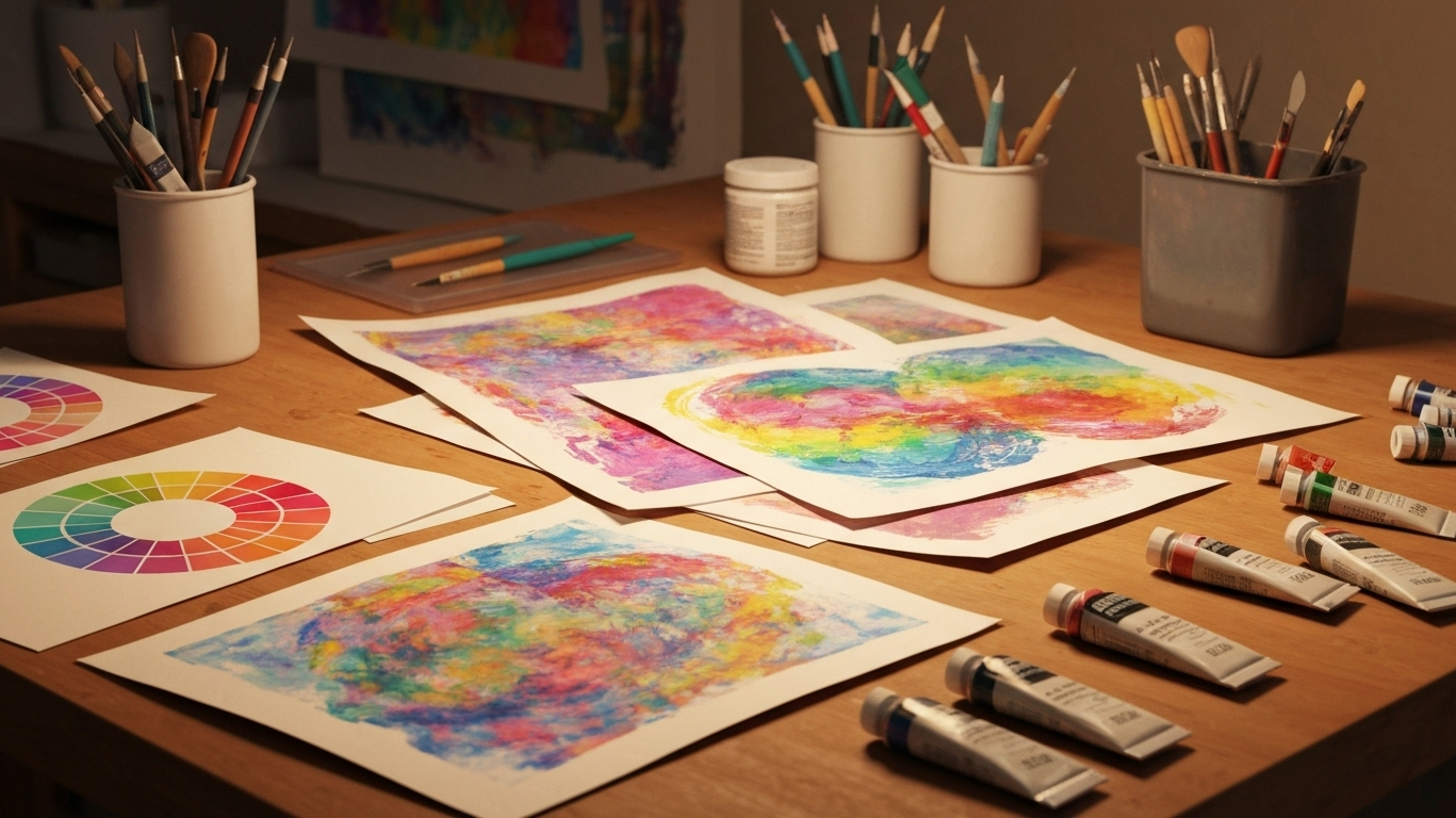 Color Theory for Monoprinting: Mix, Match & Print with Confidence