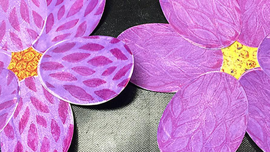 Easy Spring Gift Box with Gel Press Flowers by Jen Kitchen - Gel Press