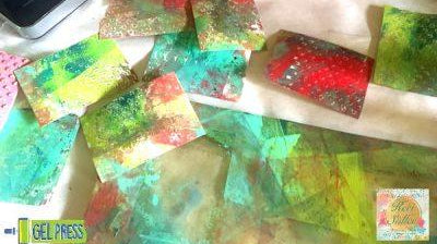 Faith Over Fear: An ATC Gel Press Project By Keri Sallee - Gel Press