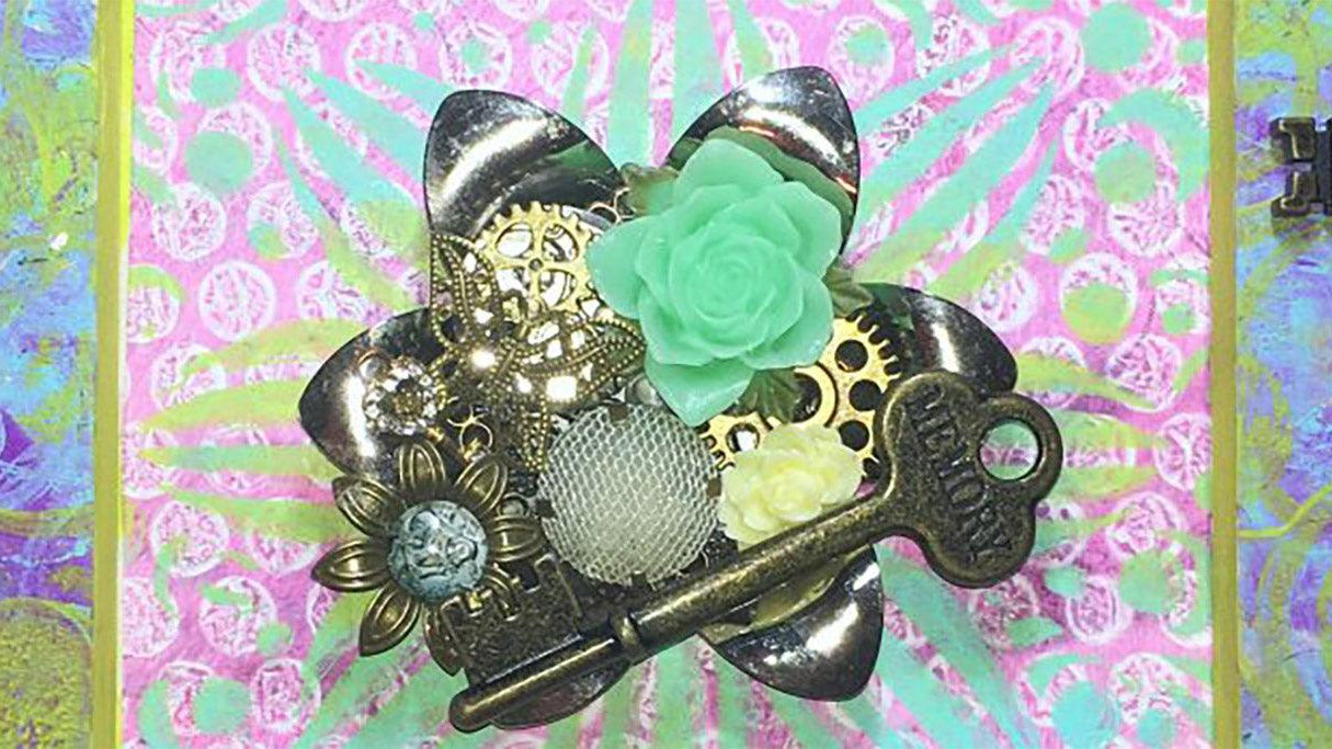 Gel Press Shadowbox by Keri Sallee - Gel Press