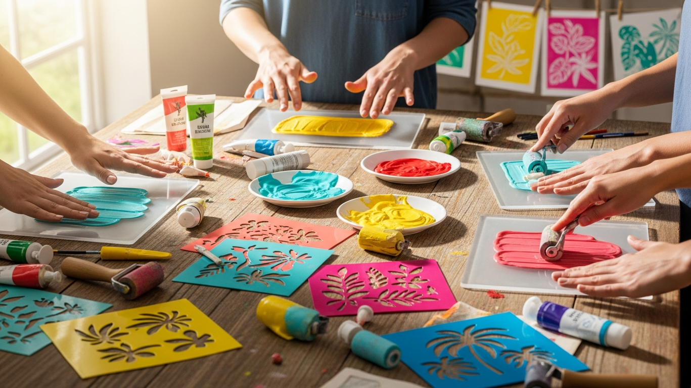 Discover Gel Printing: Your Perfect Summer Art Workshop