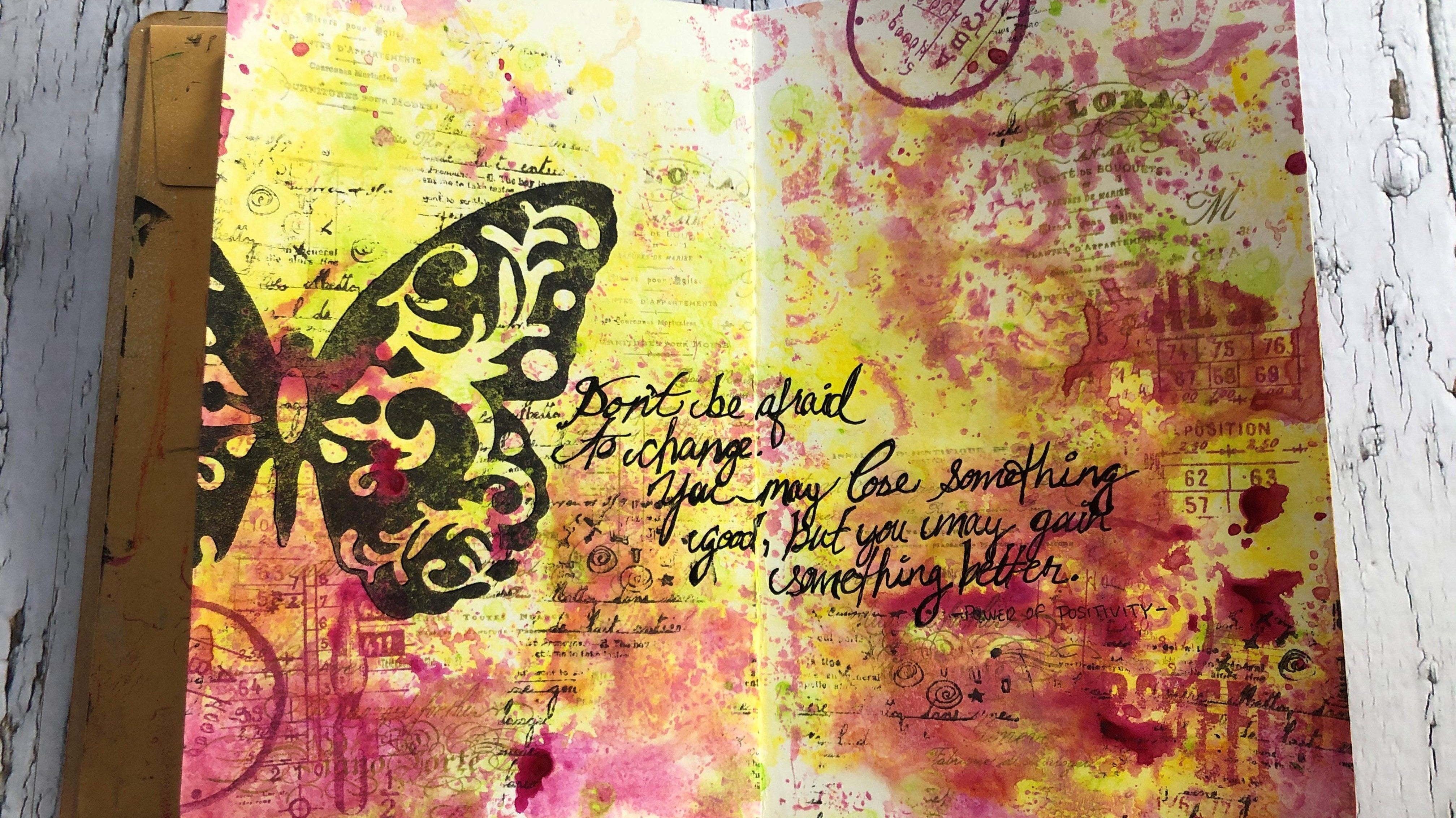 Unleashing Creativity: Monoprinting in Art Journaling - Gel Press