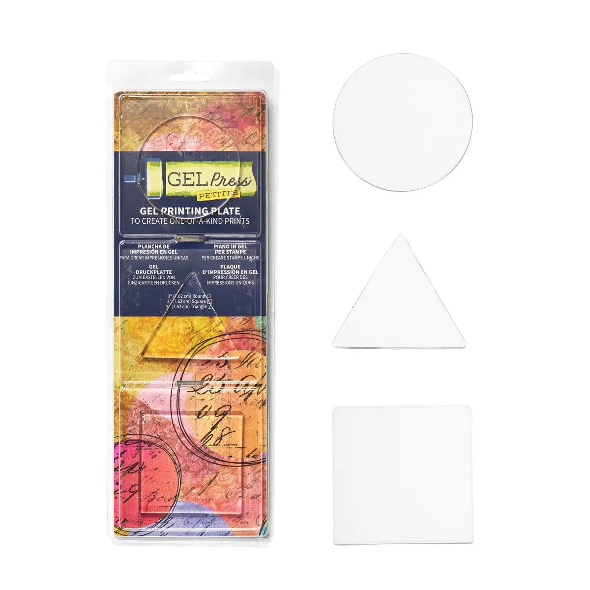 Petites Set A - Circle Square Triangle - Gel Press