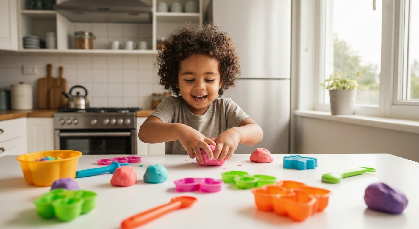 How to Make Cloud Dough: 2-Ingredient Recipe, Tips & Sensory Play Ideas