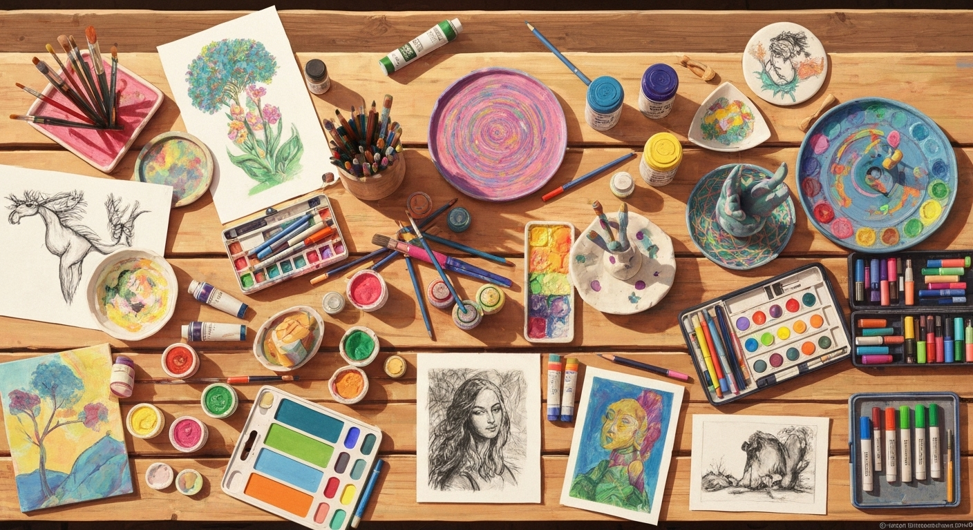 200+ interesting art topics ideas by professionals -... 25+ Fun Art Ide25+ Fun Art Ideas for All Ages – Easy At-Home Projects ...