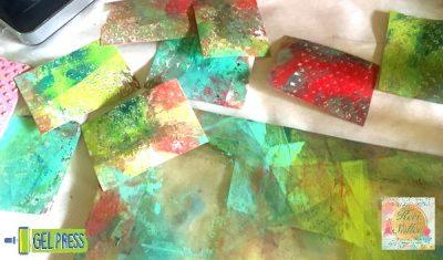 Faith Over Fear: An ATC Gel Press Project By Keri Sallee - Gel Press