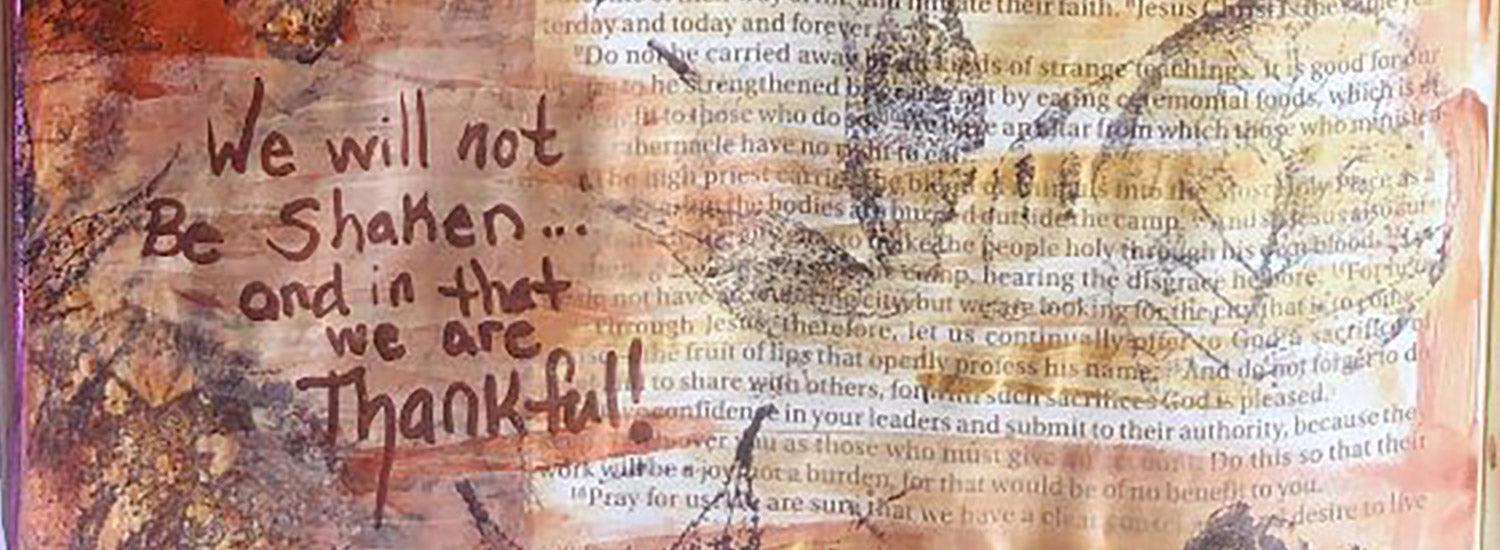 Faithful Sunday: Unshakeably Thankful by Keri Sallee - Gel Press