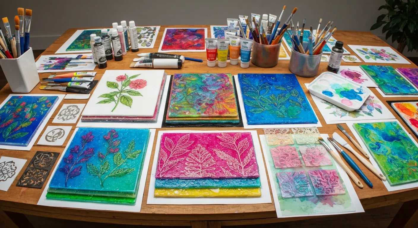 Gel Print Art: 7 Unique Ideas for Your Next Project