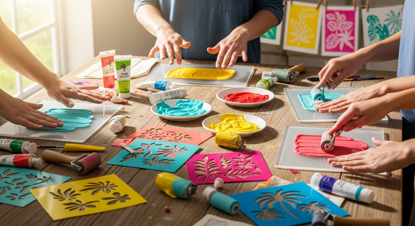 Discover Gel Printing: Your Perfect Summer Art Workshop