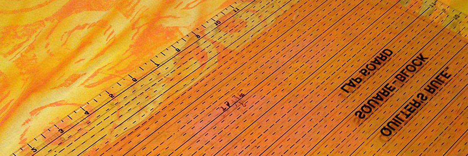 Monoprinting Fabric with Large-Scale Repeats by Jane Davila - Gel Press