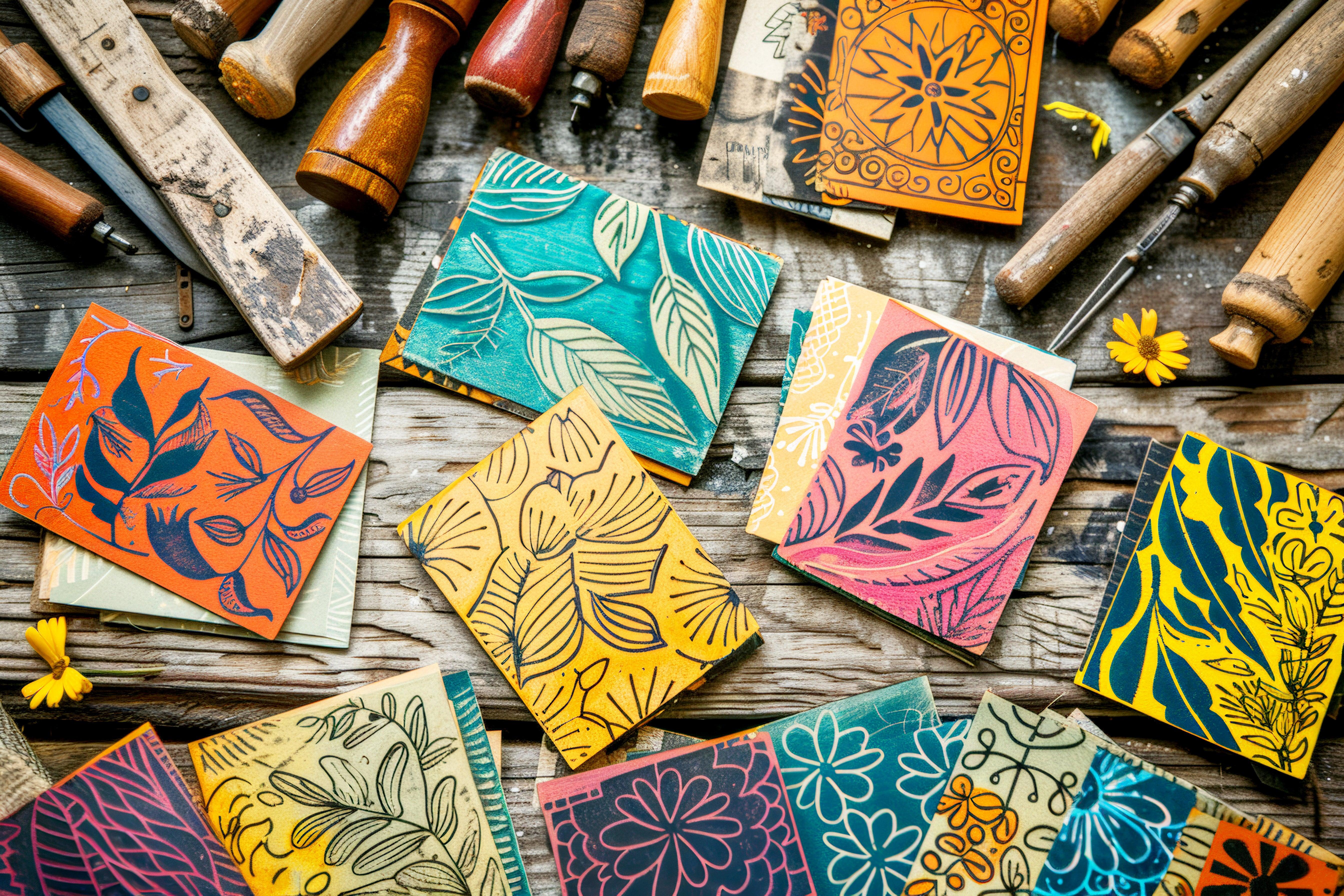 Hand Printmaking Printmaking Techniques for Beginners - Gel Press