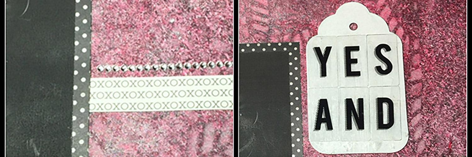 Say “Yes And!” to Scrapbook Backgrounds by Jen Kitchen - Gel Press