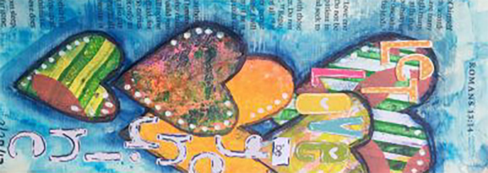 Using Leftover Monoprints for Bible Journaling by Keri Sallee - Gel Press