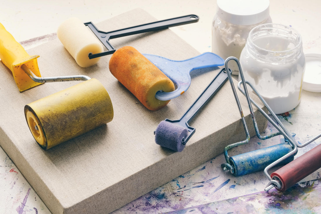 Printmaker Tools What is a Brayer? | Printmaking Tools Explained | Gel Press - Gel Press