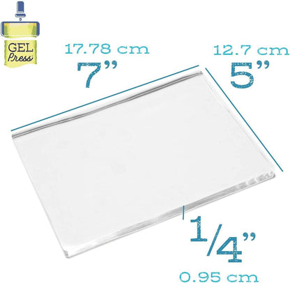 5 x 7 Gel Printing Plate - 6 Pack