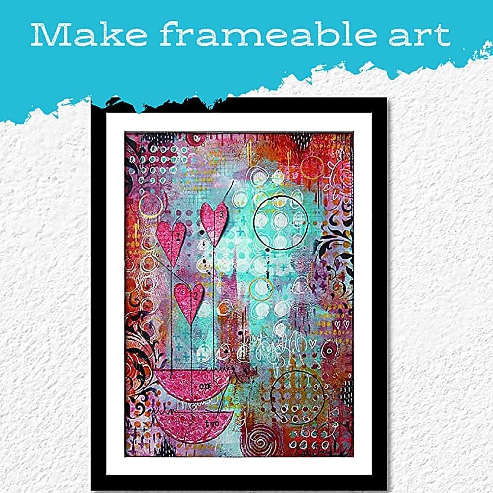 Farmed monoprint showing how you can make frameable monoprint art with gel press products