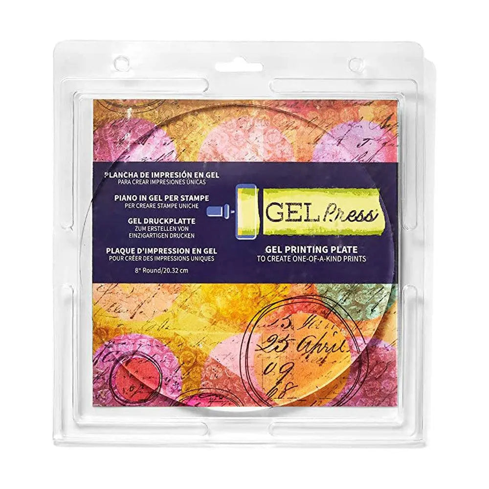 8" Round Plate - Gel Press