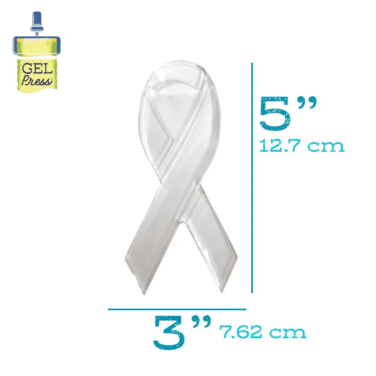 Awareness Ribbon Plate - Gel Press