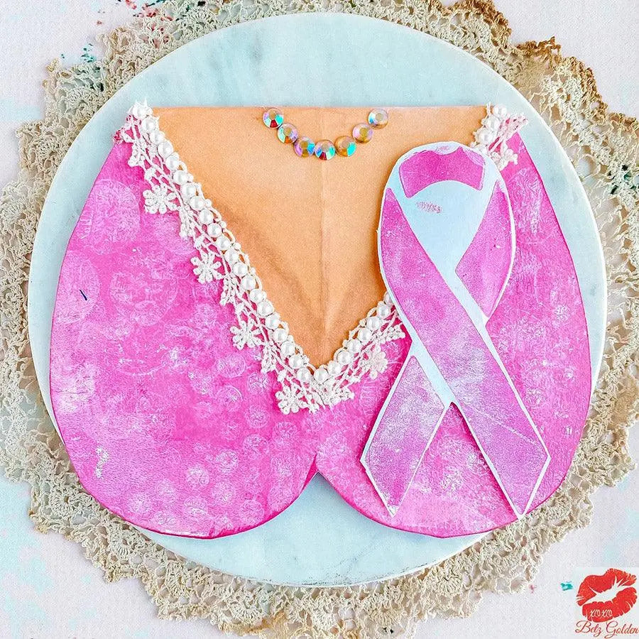 Awareness Ribbon Plate - Gel Press